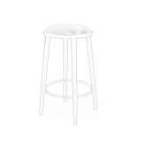 Tall wooden stool with integrated cushion Zmajevo