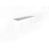 Alpi Smoky velvet console table with light Sort