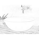 Acovi® round countertop washbasin Buccheri