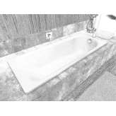 Built-in rectangular steel bathtub Gurnee