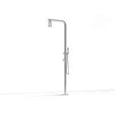 Stainless steel outdoor shower with hand shower Lipova
