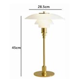 Lampa biurkowa Upton gold