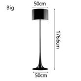 Lampa podłogowa Objat black big