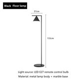 Floor lamp Viseu black