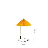 Table lamp Carde yellow