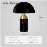 Table lamp Cisek black-gold 38 cm