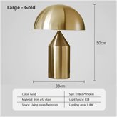 Table lamp Cisek gold 38 cm