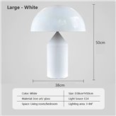 Lampa stołowa Cisek white 38 cm