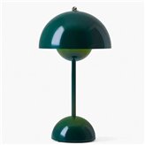 Table lamp Lapas dark green