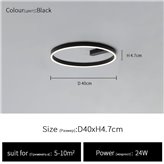 Ceiling lamp Muhen black 40 cm