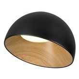 Ceiling lamp Yamac black 35 cm incline