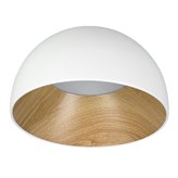 Ceiling lamp Yamac white 50 cm flat