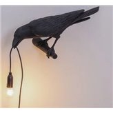 Wall lamp Edern black right