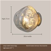 Lampa ścienna Lucca chrome 26 cm
