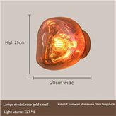 Lampa ścienna Lucca copper 20 cm