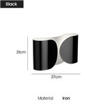 Wall lamp Savio black