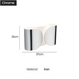 Wall lamp Savio chrome