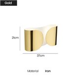 Wall lamp Savio gold