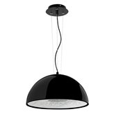 Hanging lamp Gilau 40 cm shiny black