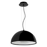 Hanging lamp Gilau 60 cm shiny black