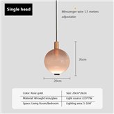 Lampa wisząca Howth 1 copper
