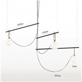 Hanging lamp Lubny 3 head