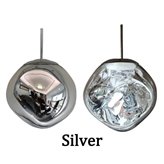 Hanging lamp Lucca silver