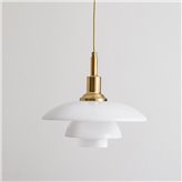 Lampa wisząca Upton 28,5 cm gold