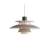 Hanging lamp Upton 30 cm hues grey