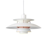 Hanging lamp Upton 30 cm modern white