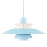 Lampa wisząca Upton 30 cm pure blue