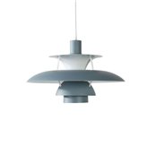 Hanging lamp Upton 30 cm pure grey