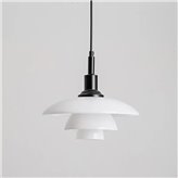 Hanging lamp Upton 44,5 cm black