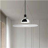 Hanging lamp Varen 40 cm black