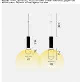 LED hanging lamp Gorbunki