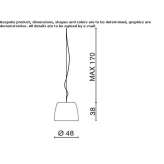 LED hanging lamp made of polyethylene Farmland