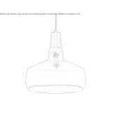 Crystal pendant lamp Giurgeni