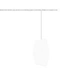 Fabric hanging lamp Varfuri