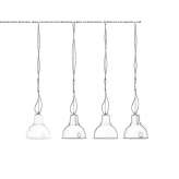 Aluminum LED hanging lamp Ewarton