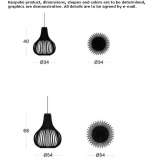 Rattanowa lampa wisząca Sasar