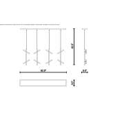 Metalowa lampa sufitowa Triftern