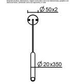 Aluminum LED hanging lamp Tomsino