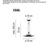 LED hanging lamp with dimmable function Gavarda