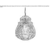 Glass pendant lamp Djugun