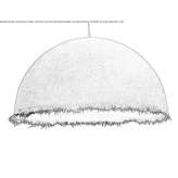 Fiberglass hanging lamp Iargara