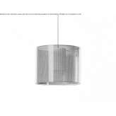 LED hanging lamp made of polyester Alesanco