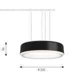 LED hanging lamp Vigevano