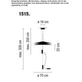 LED hanging lamp with dimmable function Gavarda