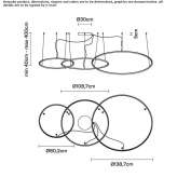 LED hanging lamp Ladek