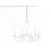 Metal chandelier Uvalde